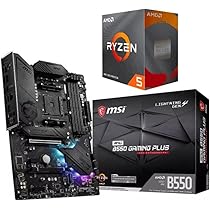 Ryzen5 5600x MSI MPG B550 GAMING PLUSセット Kit Upgrade, AMD Ryzen 5 5600X + Placa Mãe MSI MPG B550